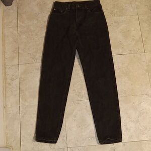 RARE VINTAGE LEVI’S 550 Relaxed Fit tapered leg Hi-Rise Black USA